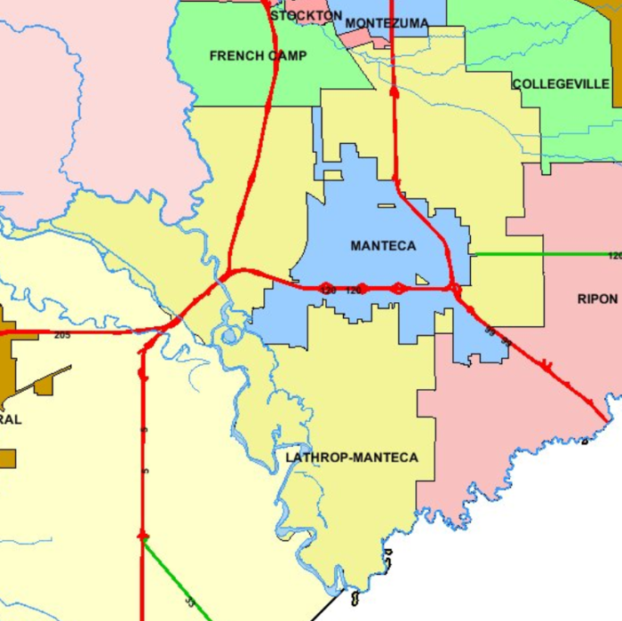 Lathrop Manteca Fire District Boundary Map Lathrop Manteca Fire District